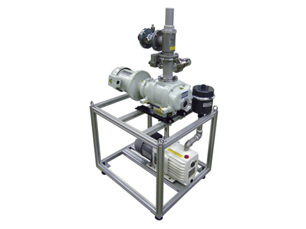 ルーツポンプと油回転真空ポンプ