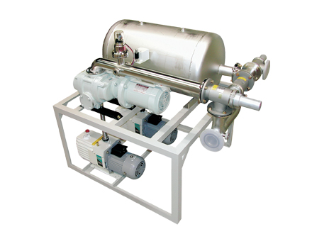 ルーツポンプと油回転真空ポンプ