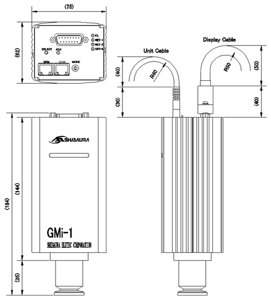 測定子外形寸法図